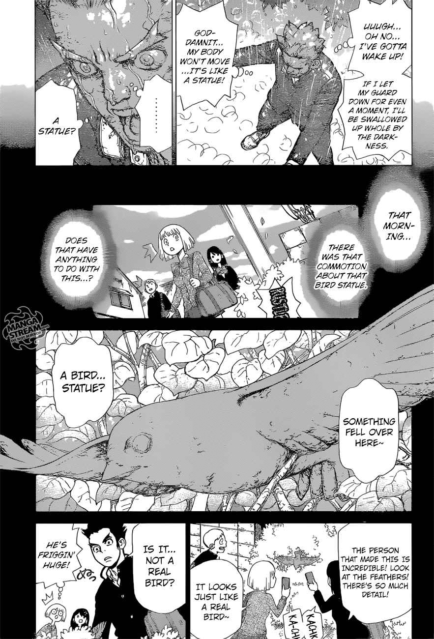 Dr. Stone Manga Chapter 1 page 19 - Stone World scene