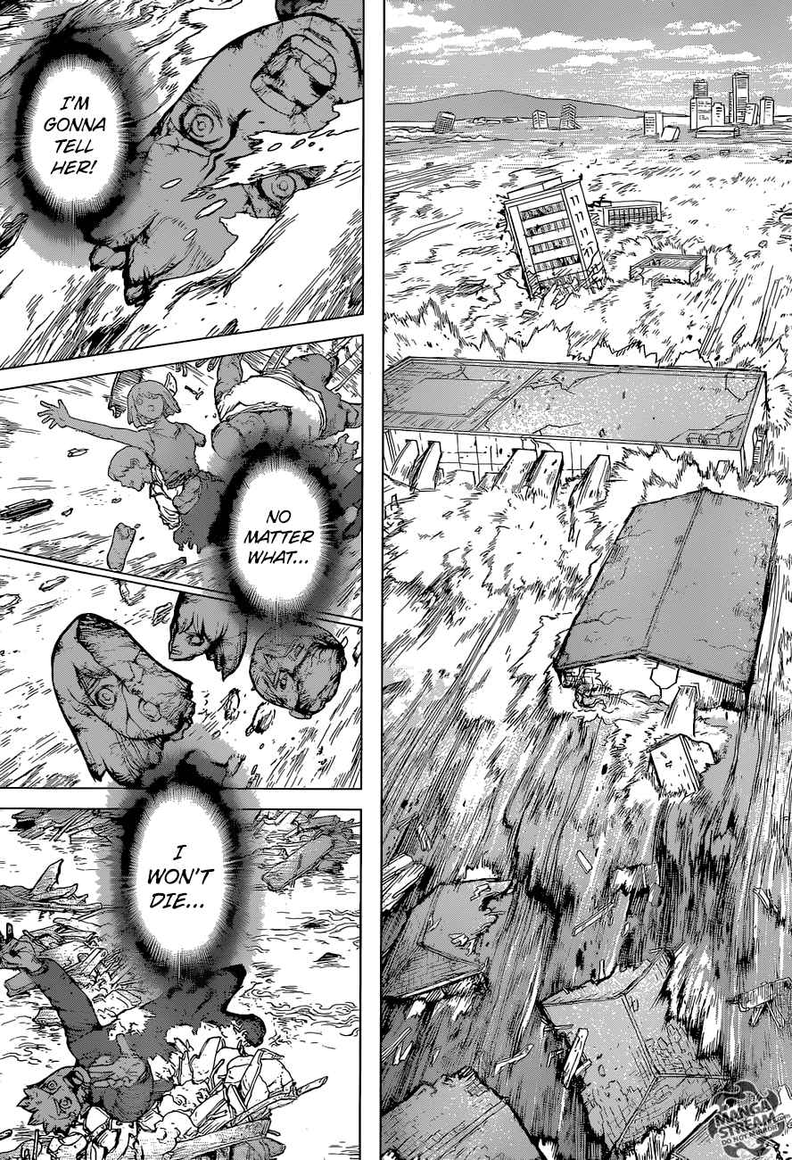 Dr. Stone Manga Chapter 1 page 25 - Stone World scene