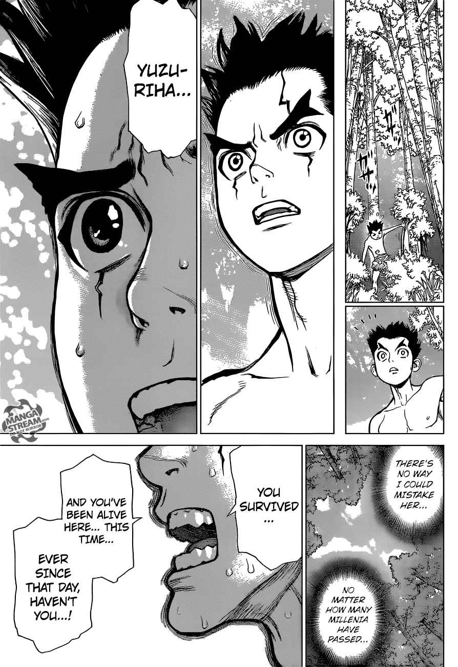 Dr. Stone Manga Chapter 1 page 33 - Stone World scene