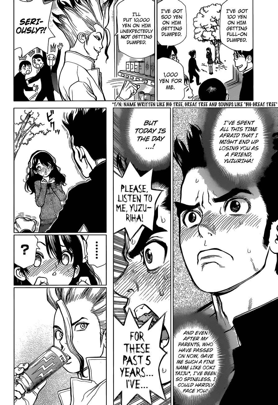 Dr. Stone Manga Chapter 1 page 9 - Stone World scene