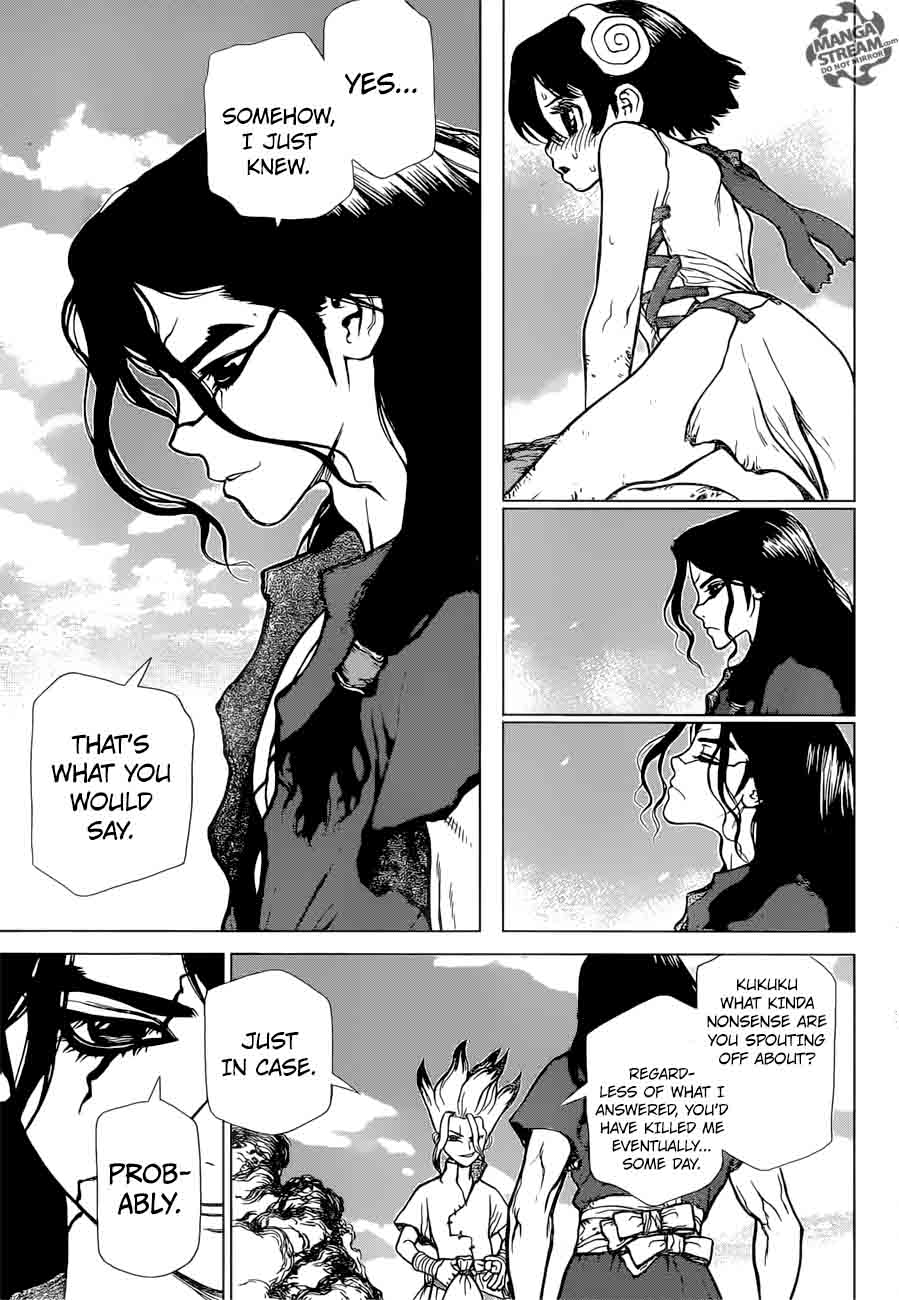 Dr. Stone Manga Chapter 10 page 13 - Student of Science scene