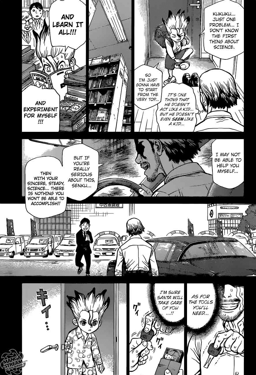 Dr. Stone Manga Chapter 10 page 3 - Student of Science scene