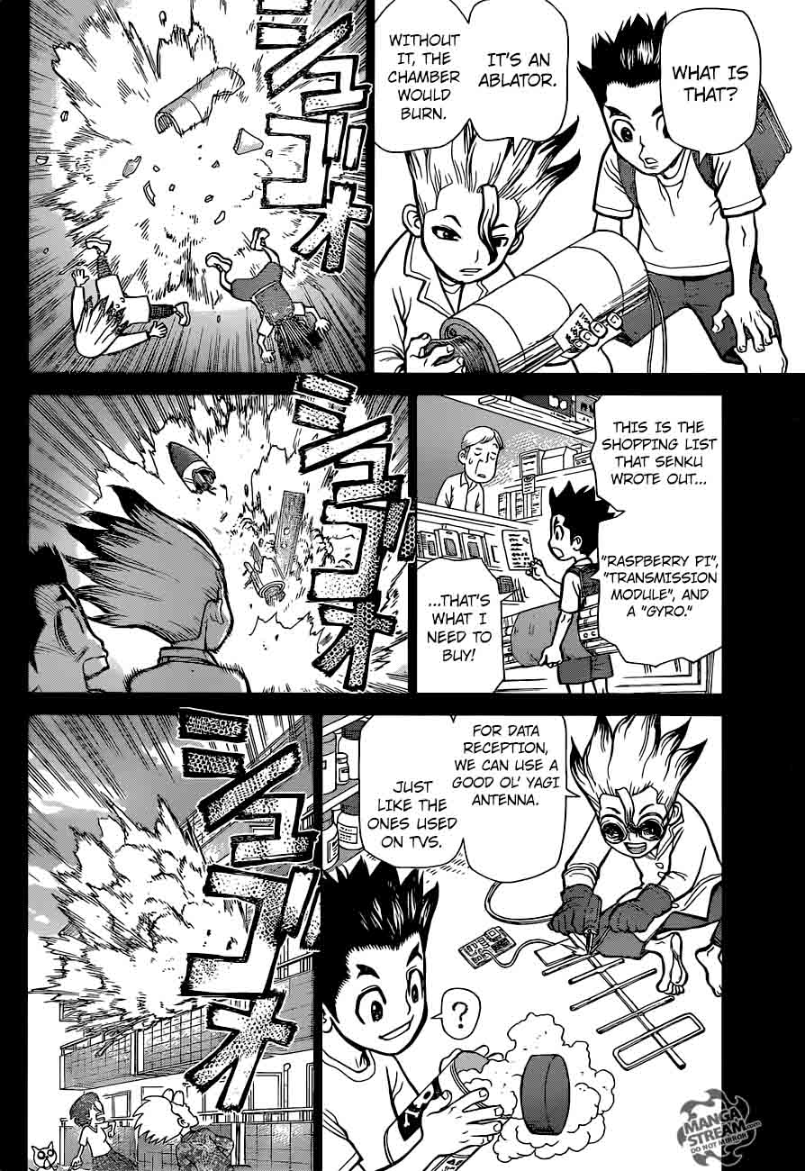 Dr. Stone Manga Chapter 10 page 7 - Student of Science scene