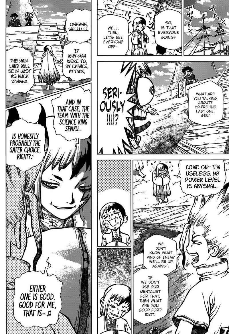 Dr. Stone Manga Chapter 100 page 11 - Origin of the 100 Tales scene