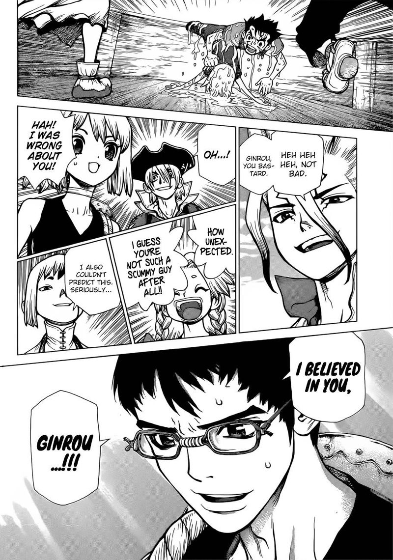 Dr. Stone Manga Chapter 100 page 20 - Origin of the 100 Tales scene