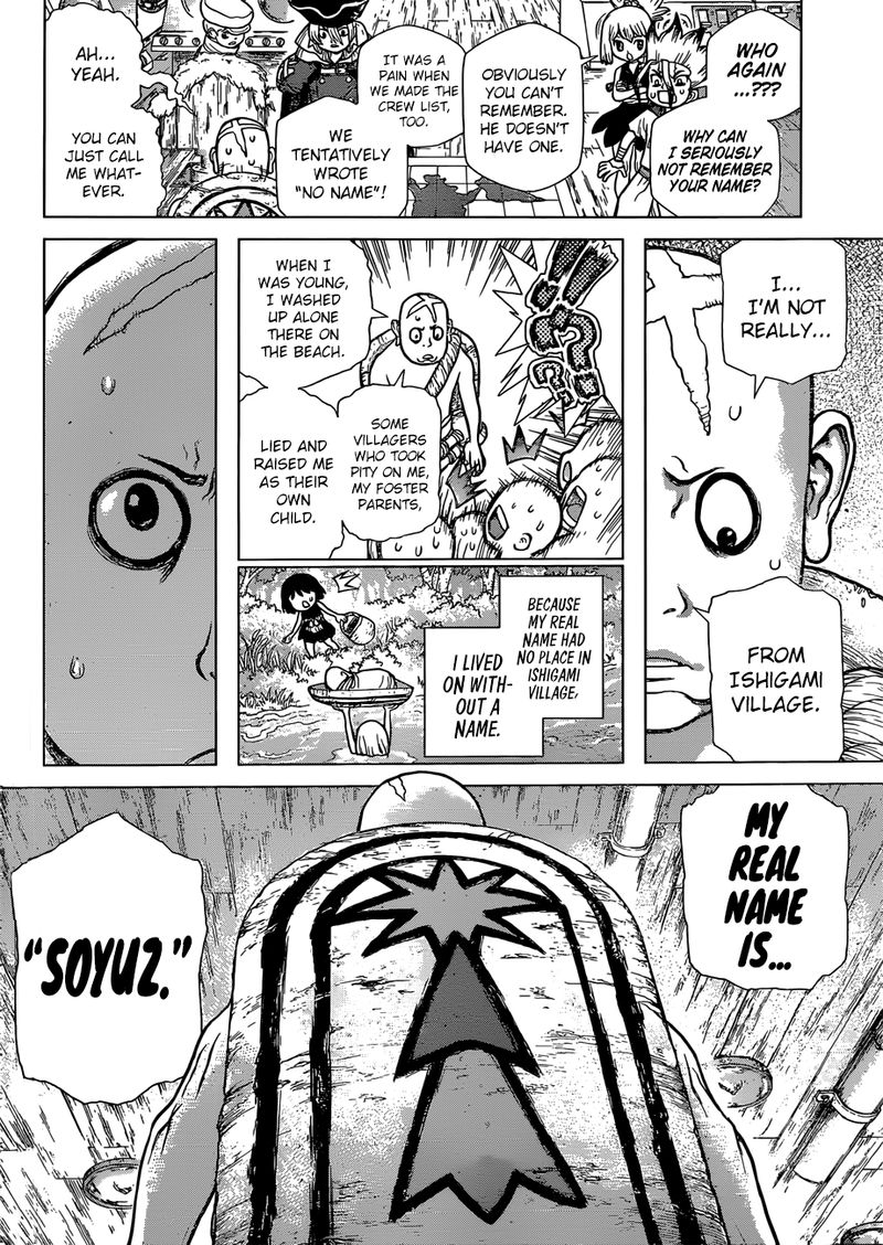 Dr. Stone Manga Chapter 101 page 15 - Treasure Chest scene