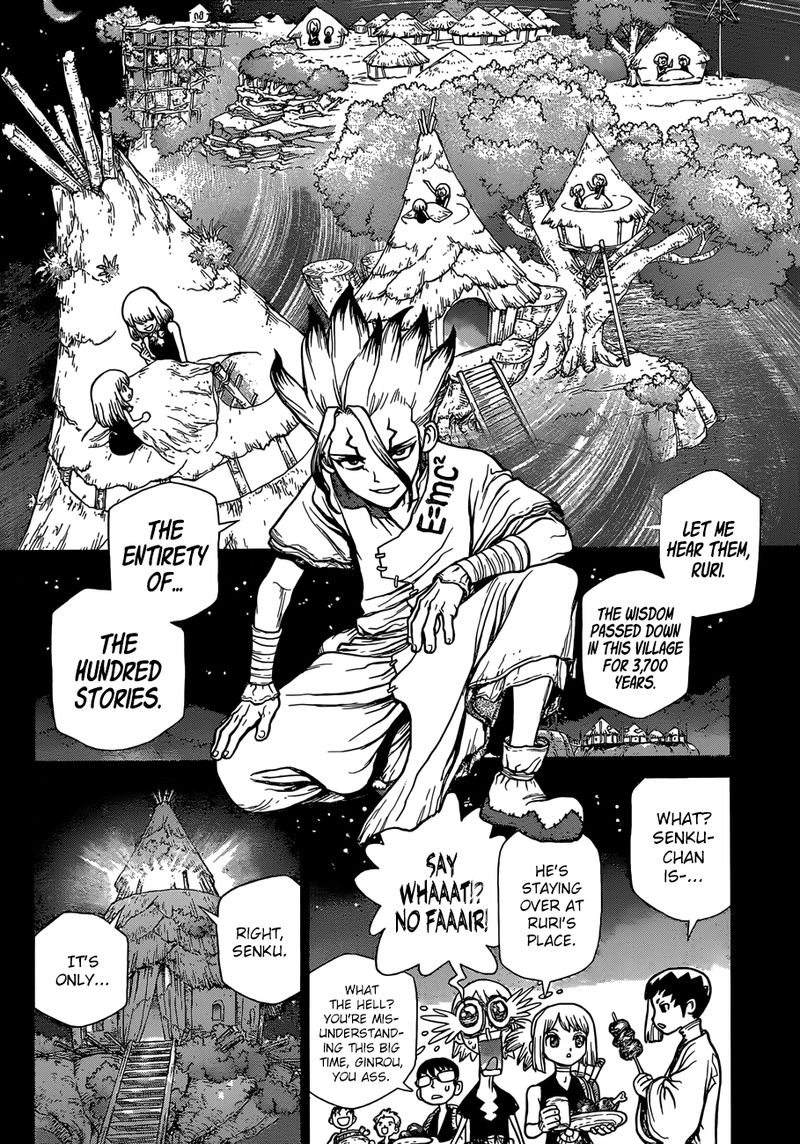 Dr. Stone Manga Chapter 101 page 4 - Treasure Chest scene