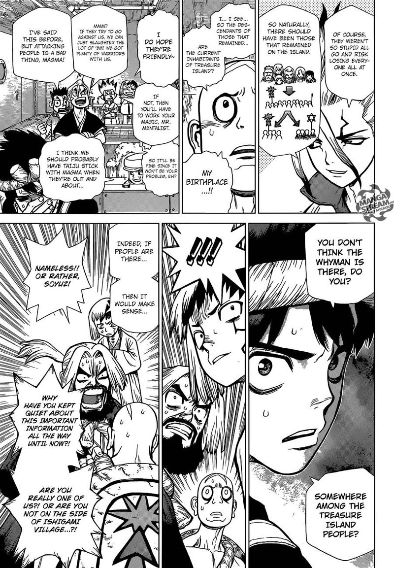 Dr. Stone Manga Chapter 102 page 3 - Perseus, Ship of Science scene