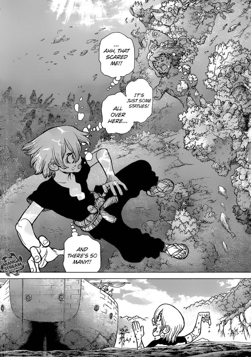 Dr. Stone Manga Chapter 103 page 10 - Light of Hope and Despair scene