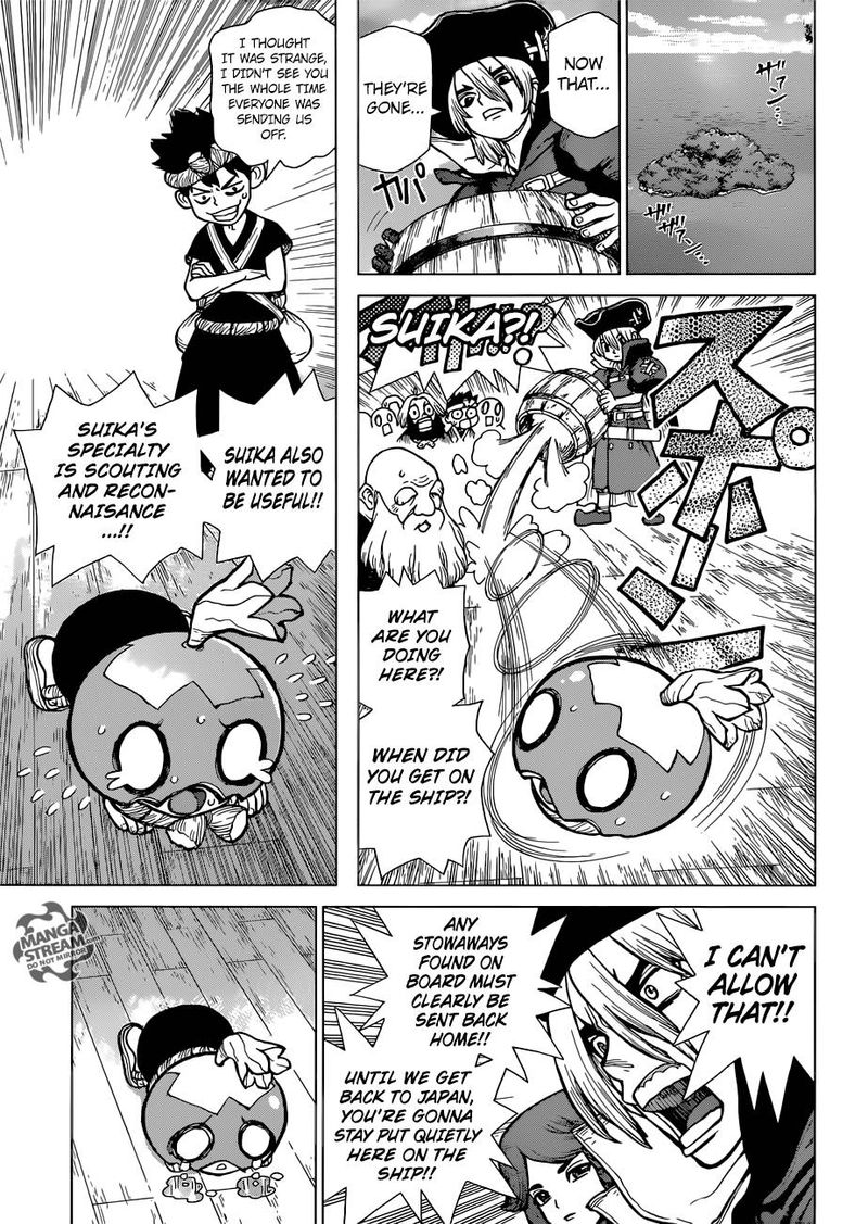 Dr. Stone Manga Chapter 103 page 7 - Light of Hope and Despair scene