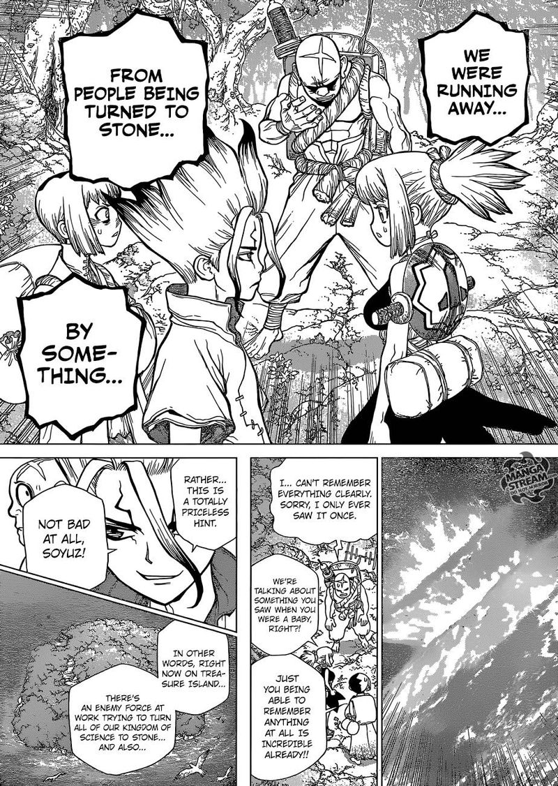 Dr. Stone Manga Chapter 104 page 5 - Men of Forensics scene