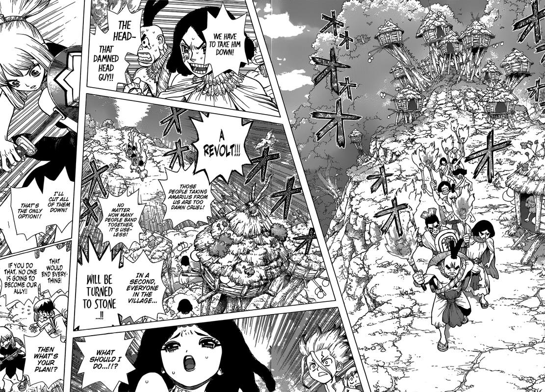 Dr. Stone Manga Chapter 105 page 12 - The Island's Greatest Beauty scene