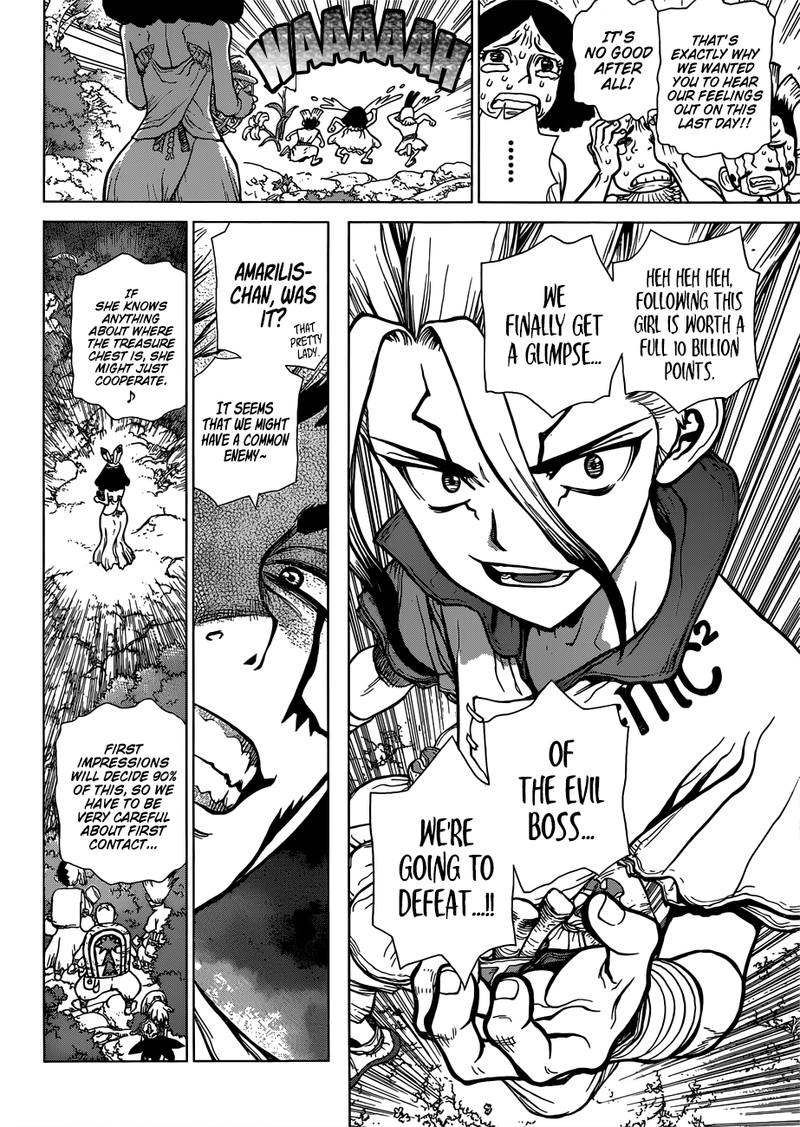 Dr. Stone Manga Chapter 105 page 6 - The Island's Greatest Beauty scene