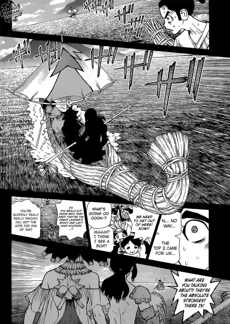 Dr. Stone Manga Chapter 106 page 4 - The Secret of Petrification scene