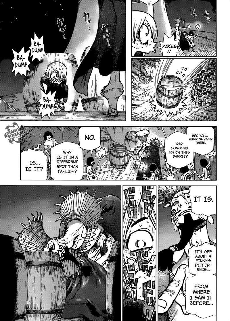 Dr. Stone Manga Chapter 108 page 14 - Double Ace in the Hole scene