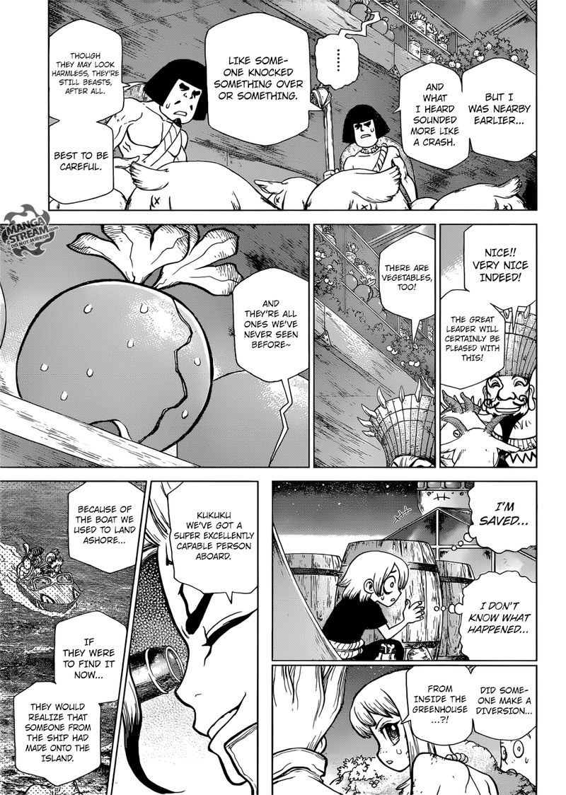Dr. Stone Manga Chapter 108 page 18 - Double Ace in the Hole scene