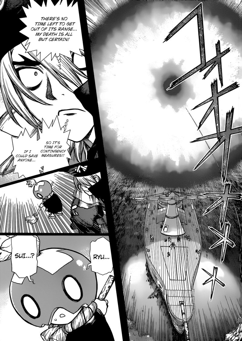 Dr. Stone Manga Chapter 108 page 5 - Double Ace in the Hole scene