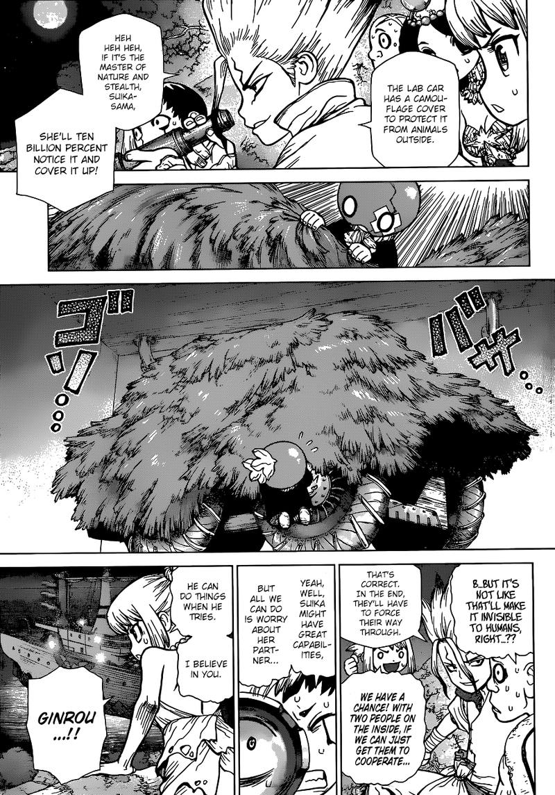 Dr. Stone Manga Chapter 109 page 3 - Great Escape scene
