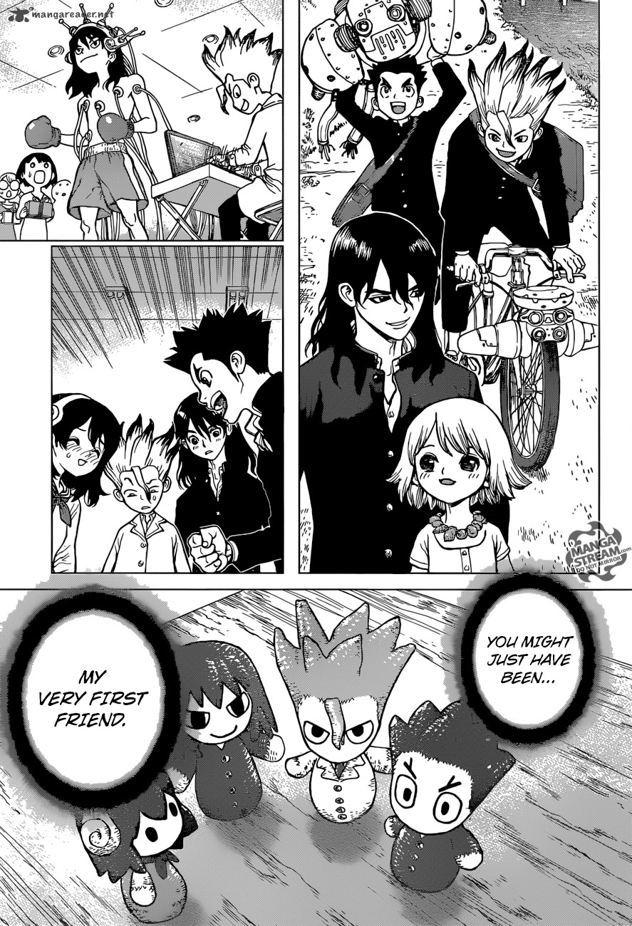 Dr. Stone Manga Chapter 11 page 3 - Weapon of Science scene