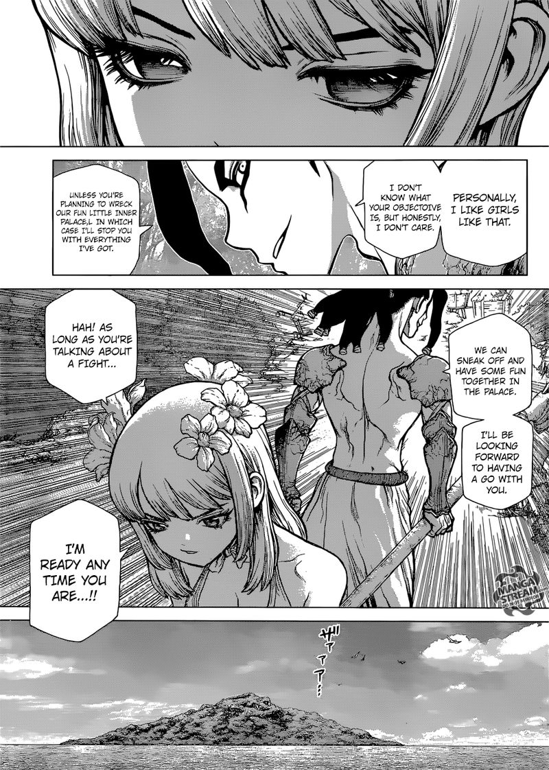 Dr. Stone Manga Chapter 111 page 11 - Science Wars scene