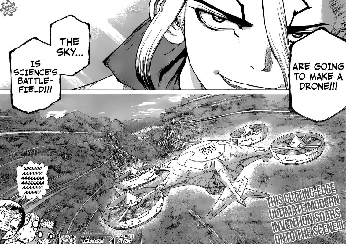 Dr. Stone Manga Chapter 111 page 20 - Science Wars scene