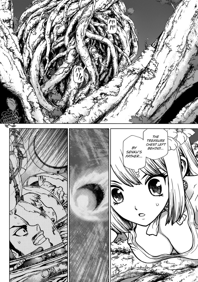 Dr. Stone Manga Chapter 114 page 2 - Silently, Science Pierces the Stone scene