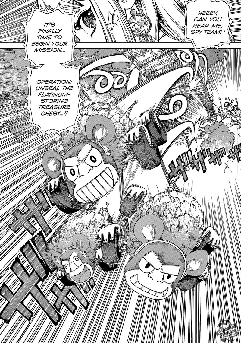 Dr. Stone Manga Chapter 114 page 8 - Silently, Science Pierces the Stone scene