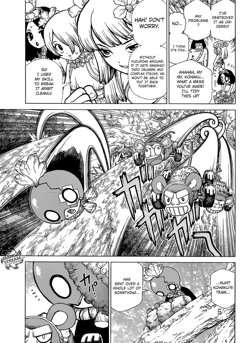 Dr. Stone Manga Chapter 116 page 13 - Miracle in Hand scene