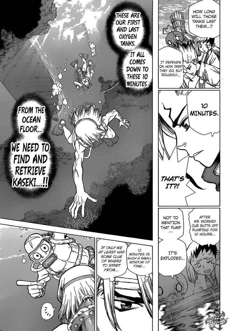 Dr. Stone Manga Chapter 117 page 13 - The Kingdom of Science Strikes Back scene