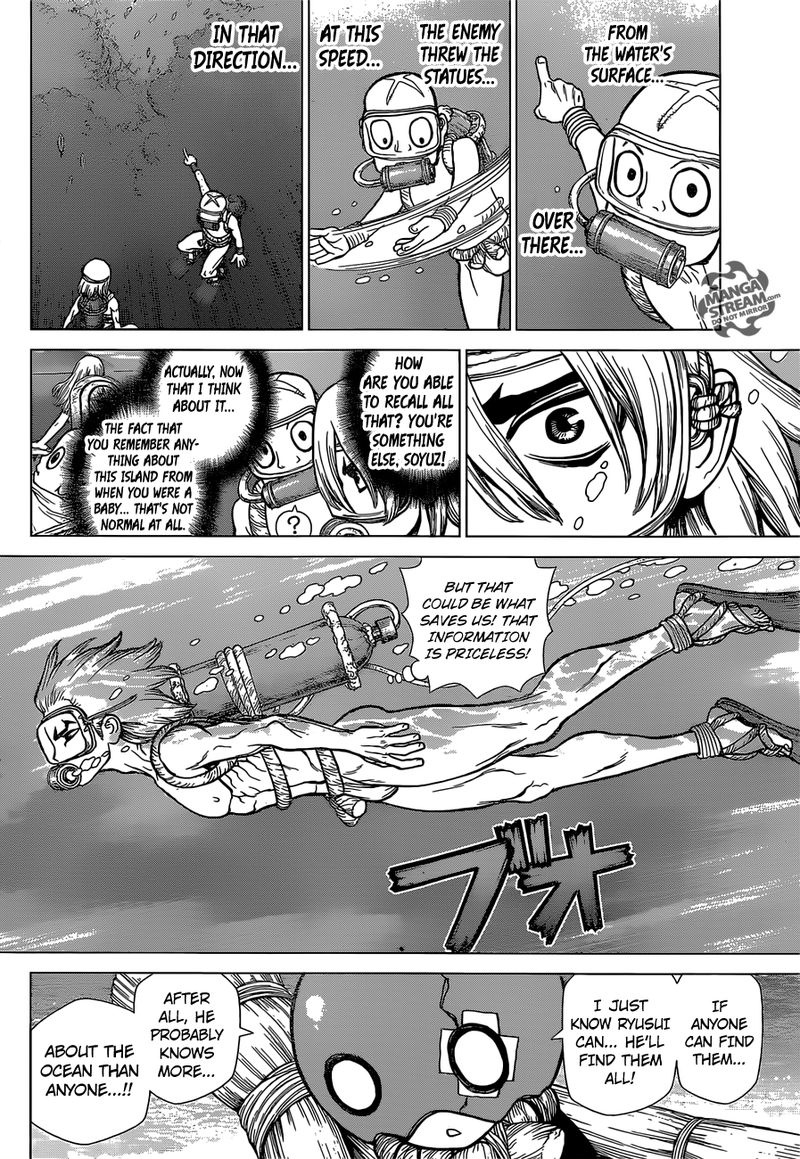 Dr. Stone Manga Chapter 117 page 14 - The Kingdom of Science Strikes Back scene