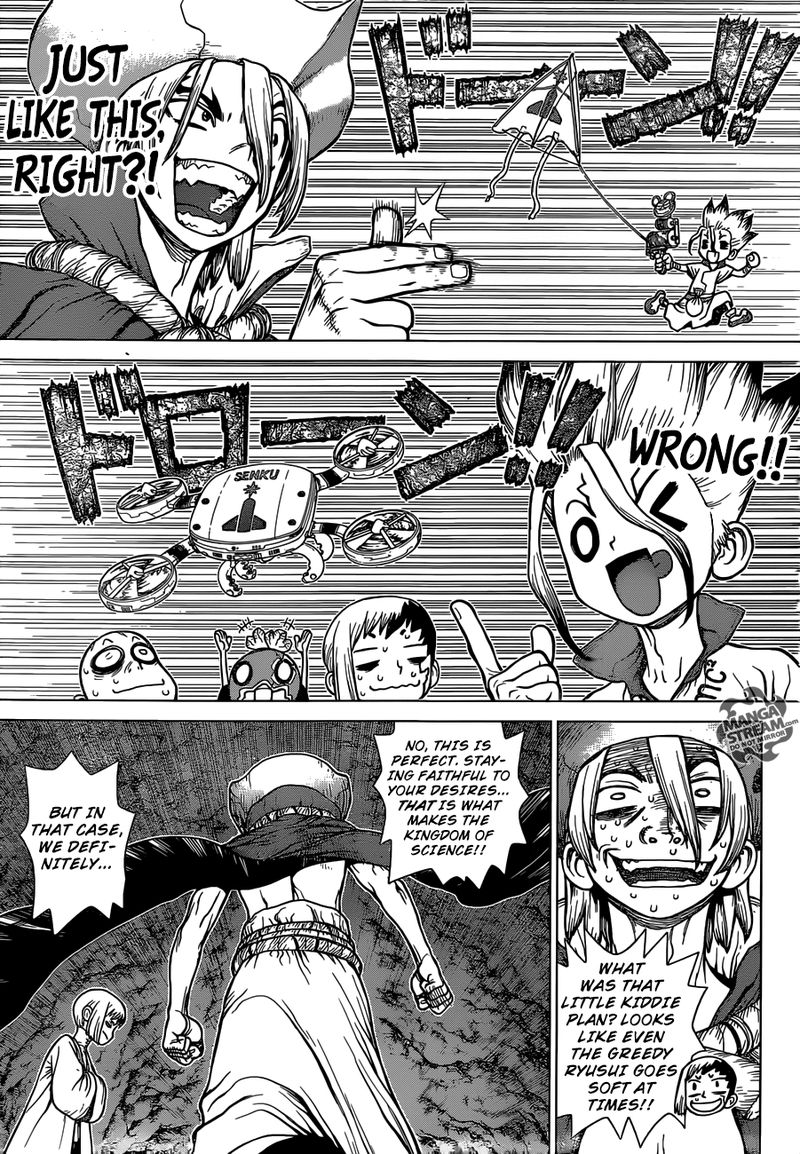 Dr. Stone Manga Chapter 117 page 3 - The Kingdom of Science Strikes Back scene