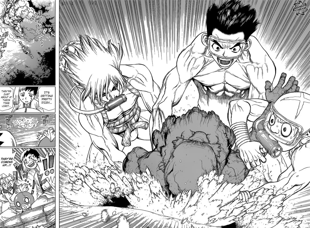 Dr. Stone Manga Chapter 118 page 16 - Silent Soldiers scene
