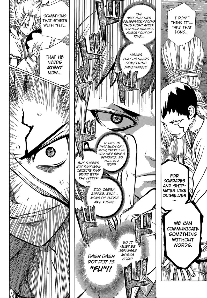 Dr. Stone Manga Chapter 118 page 6 - Silent Soldiers scene