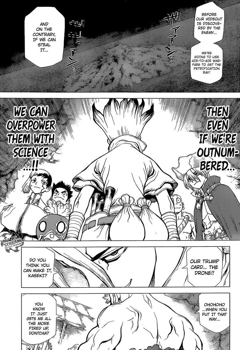 Dr. Stone Manga Chapter 119 page 16 - Science Soldiers scene