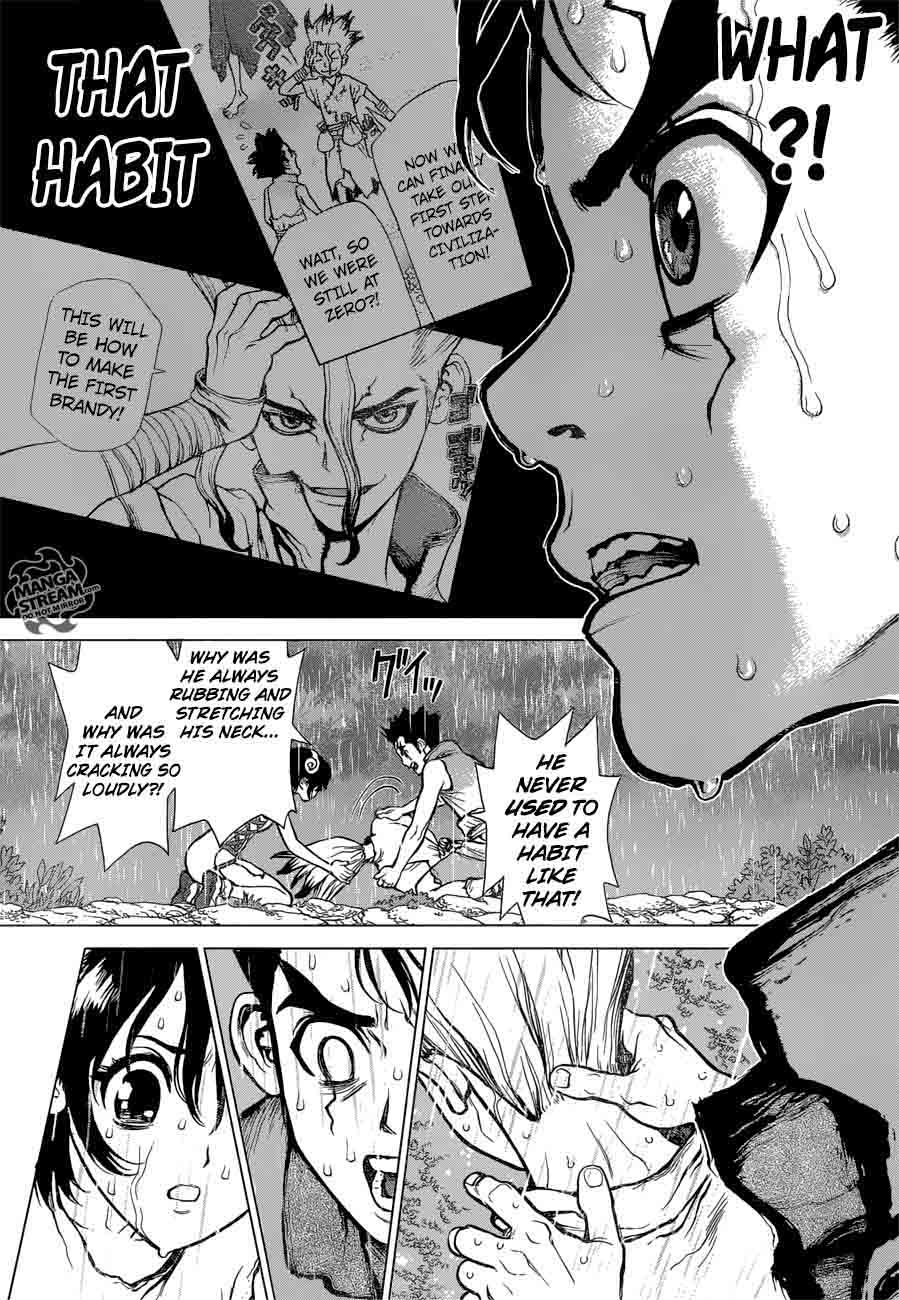 Dr. Stone Manga Chapter 12 page 11 - Epilogue of Prologue(End of Part 0) scene