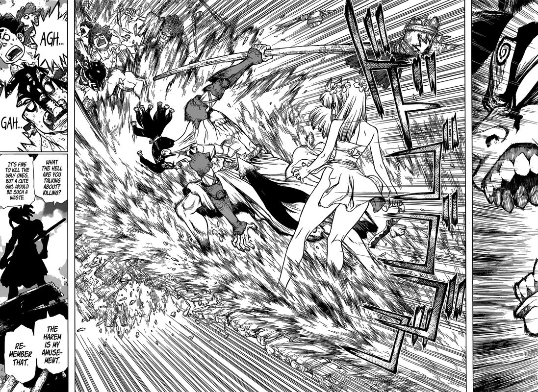 Dr. Stone Manga Chapter 120 page 12 - Top Seacret scene