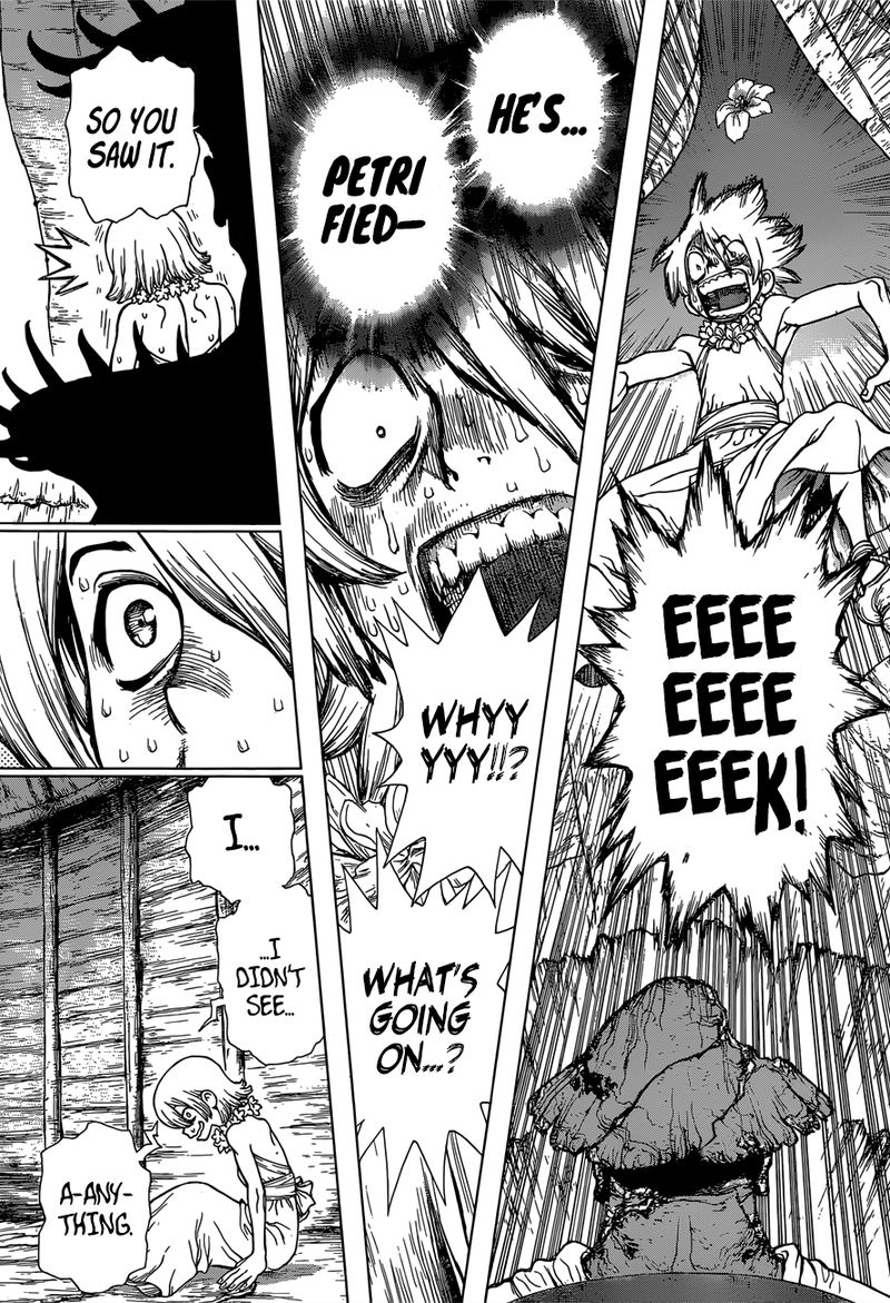 Dr. Stone Manga Chapter 120 page 18 - Top Seacret scene