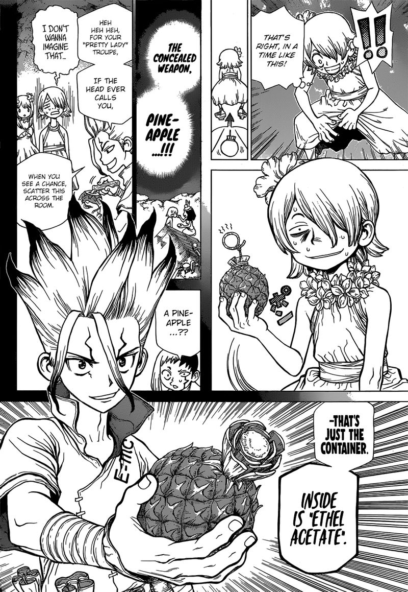 Dr. Stone Manga Chapter 120 page 4 - Top Seacret scene