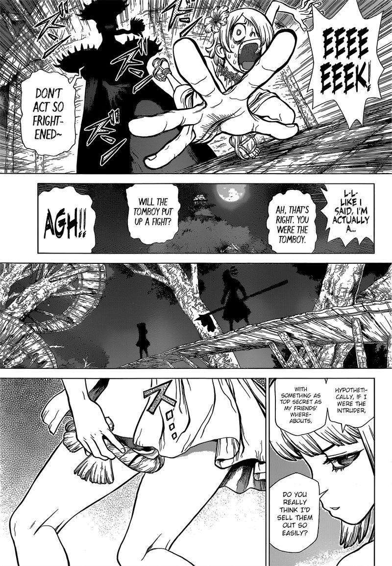 Dr. Stone Manga Chapter 120 page 9 - Top Seacret scene