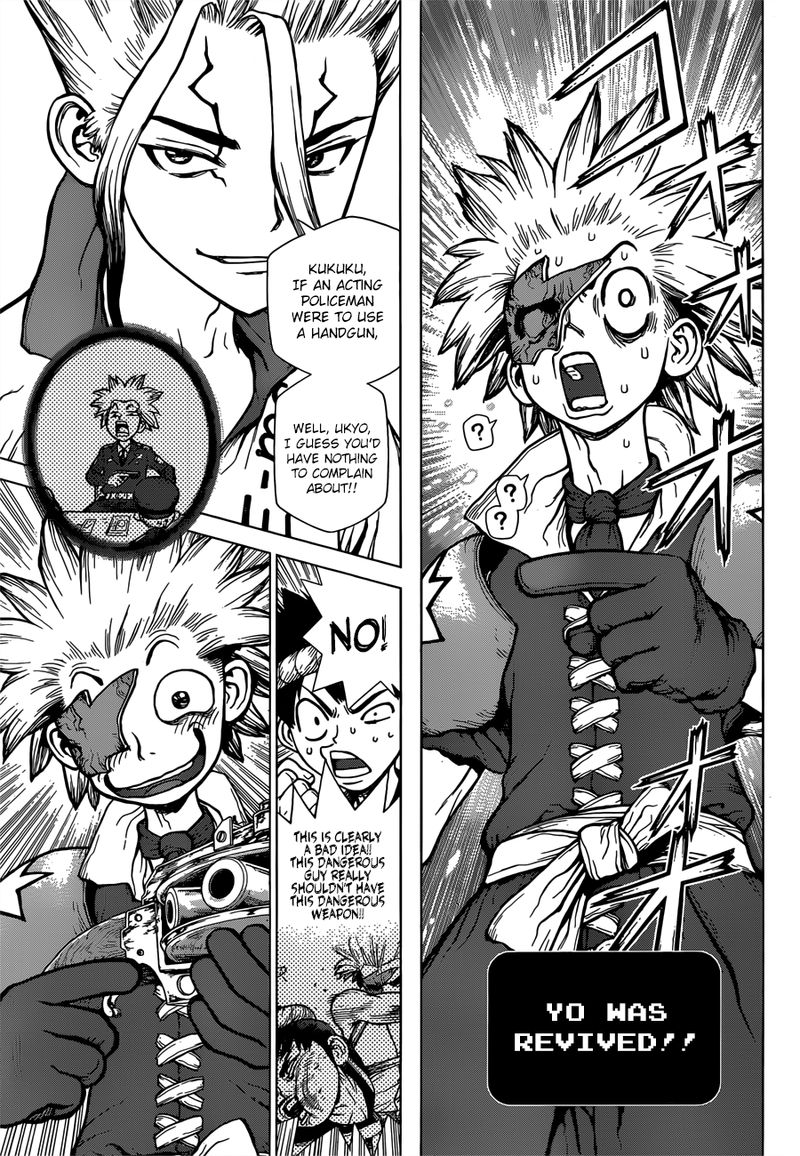 Dr. Stone Manga Chapter 124 page 13 - Inventions of God and Devils scene