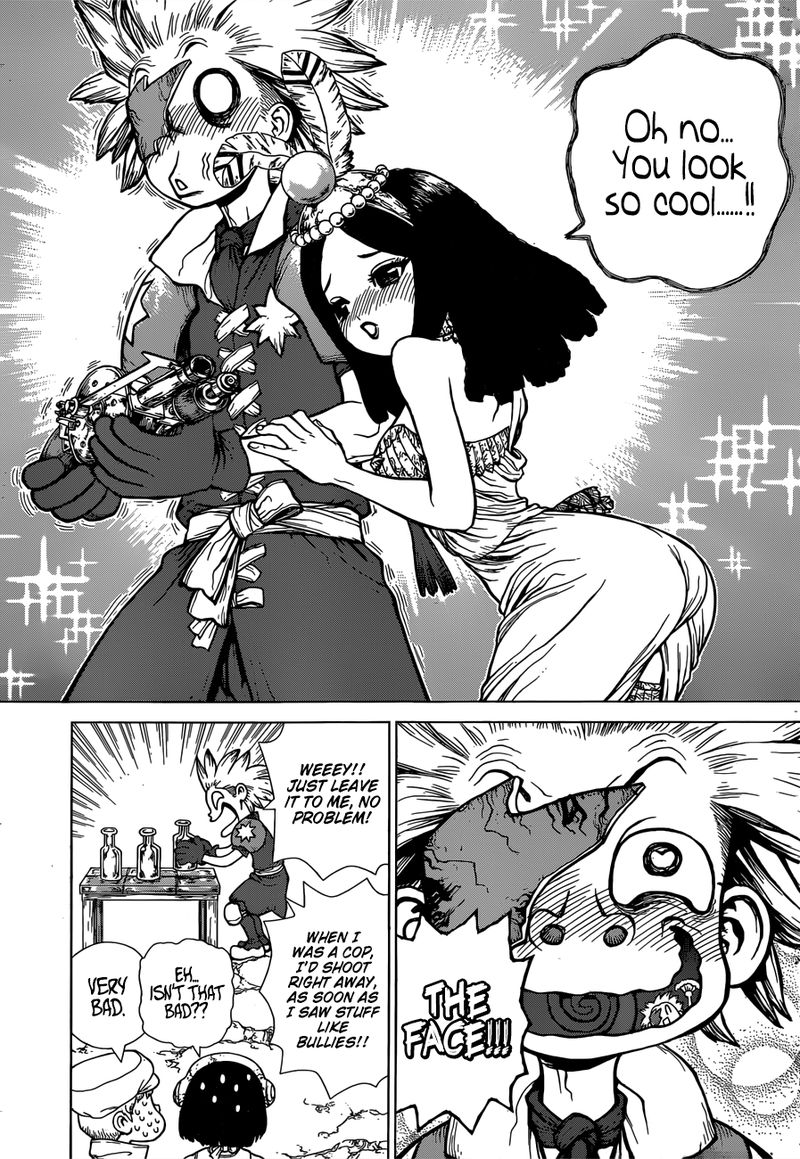 Dr. Stone Manga Chapter 124 page 15 - Inventions of God and Devils scene