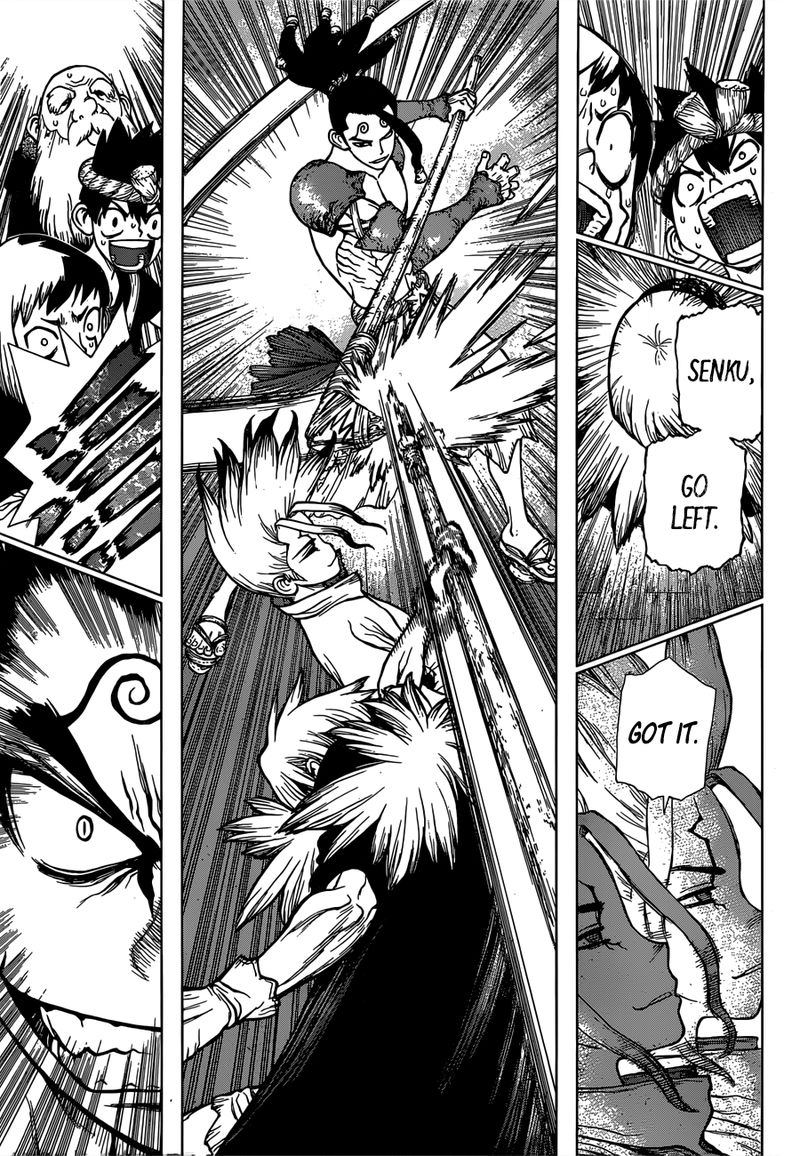 Dr. Stone Manga Chapter 130 page 18 - Devil's Choice scene