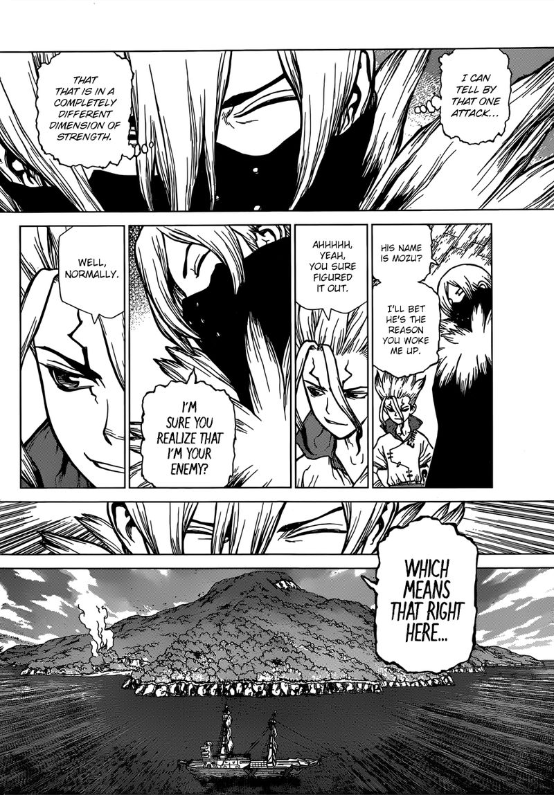 Dr. Stone Manga Chapter 130 page 5 - Devil's Choice scene