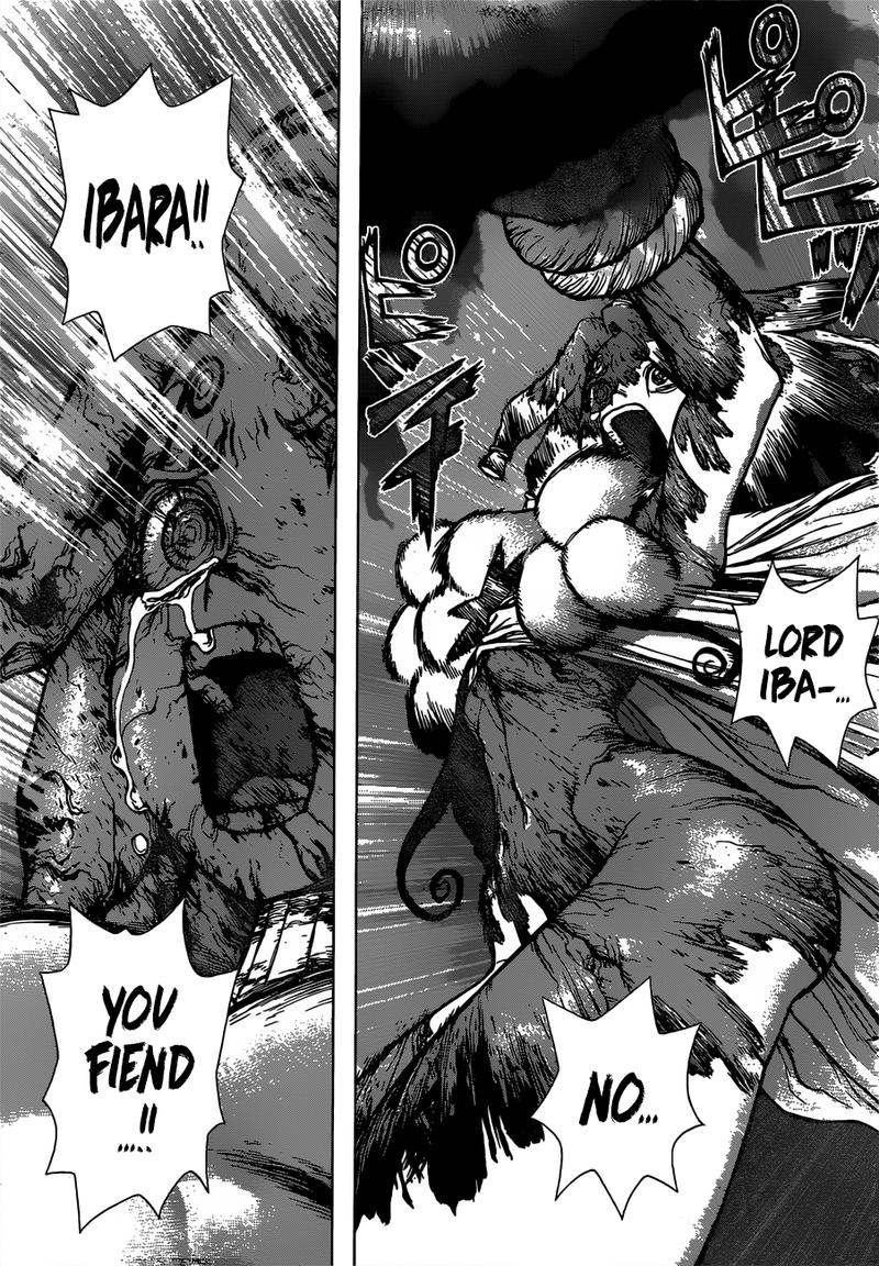 Dr. Stone Manga Chapter 131 page 13 - Nasty Crimes scene