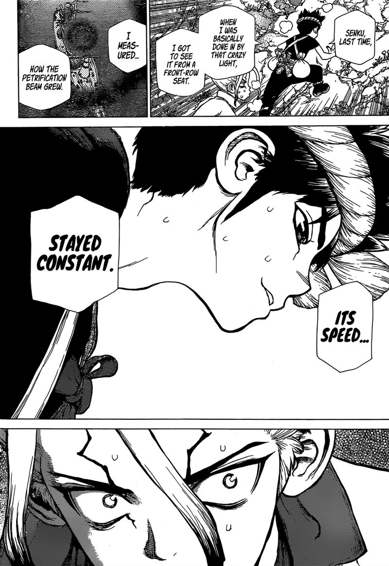 Dr. Stone Manga Chapter 133 page 10 - Flash of Destruction scene