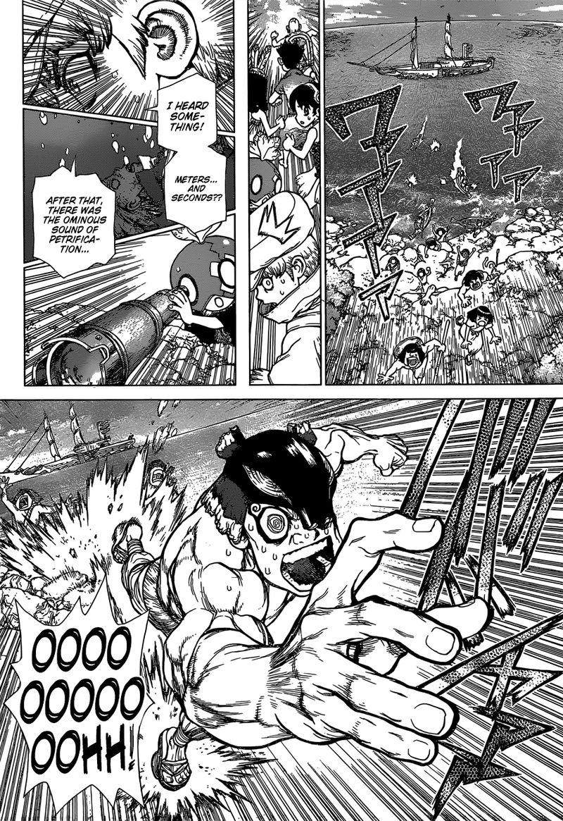 Dr. Stone Manga Chapter 133 page 5 - Flash of Destruction scene
