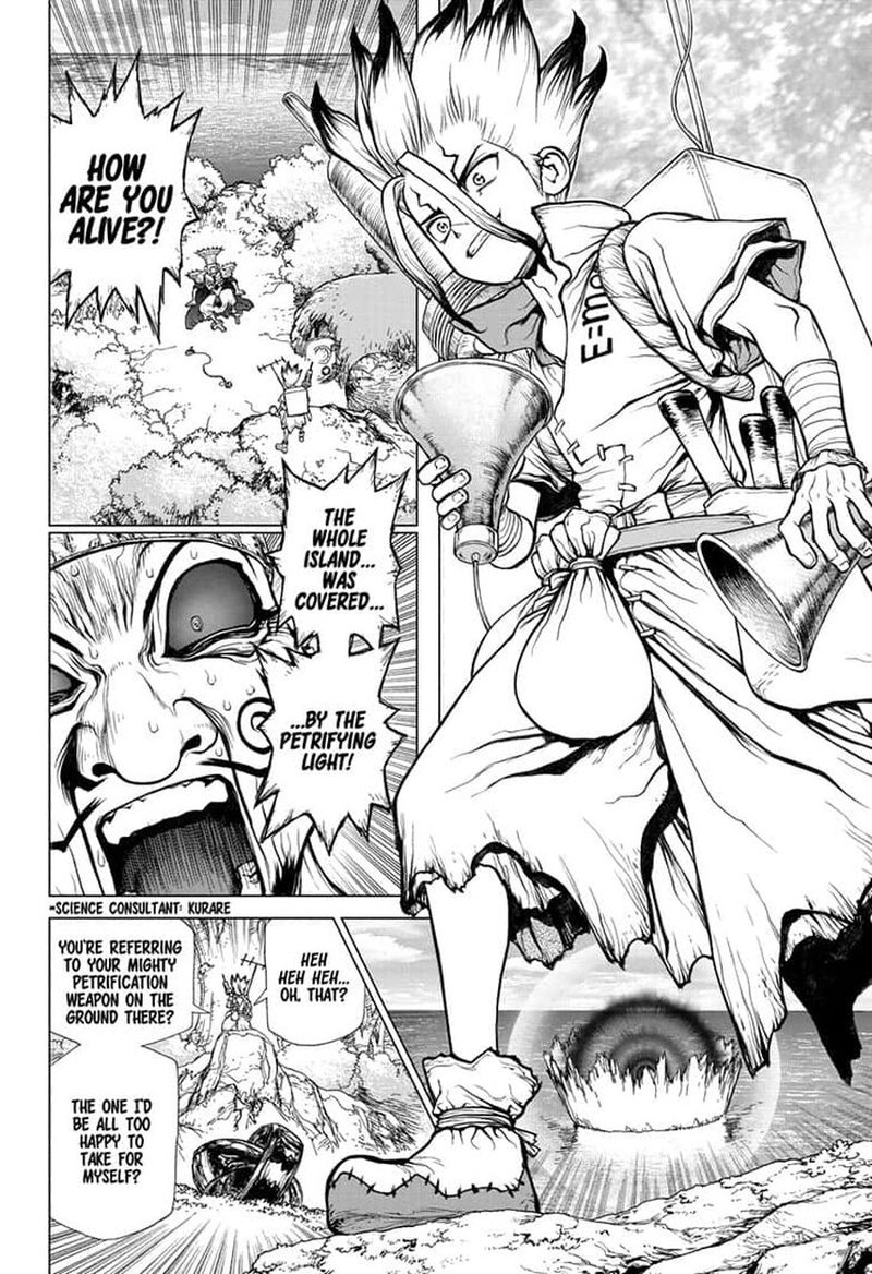 Dr. Stone Manga Chapter 135 page 2 - Counting scene