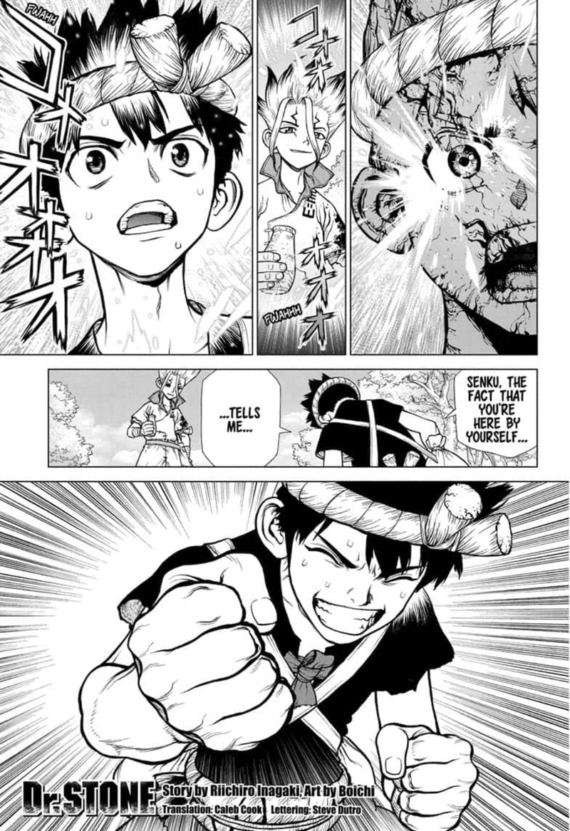 Dr. Stone Manga Chapter 138 page 1 - Epilogue of Part 3 (End of Part 3) scene