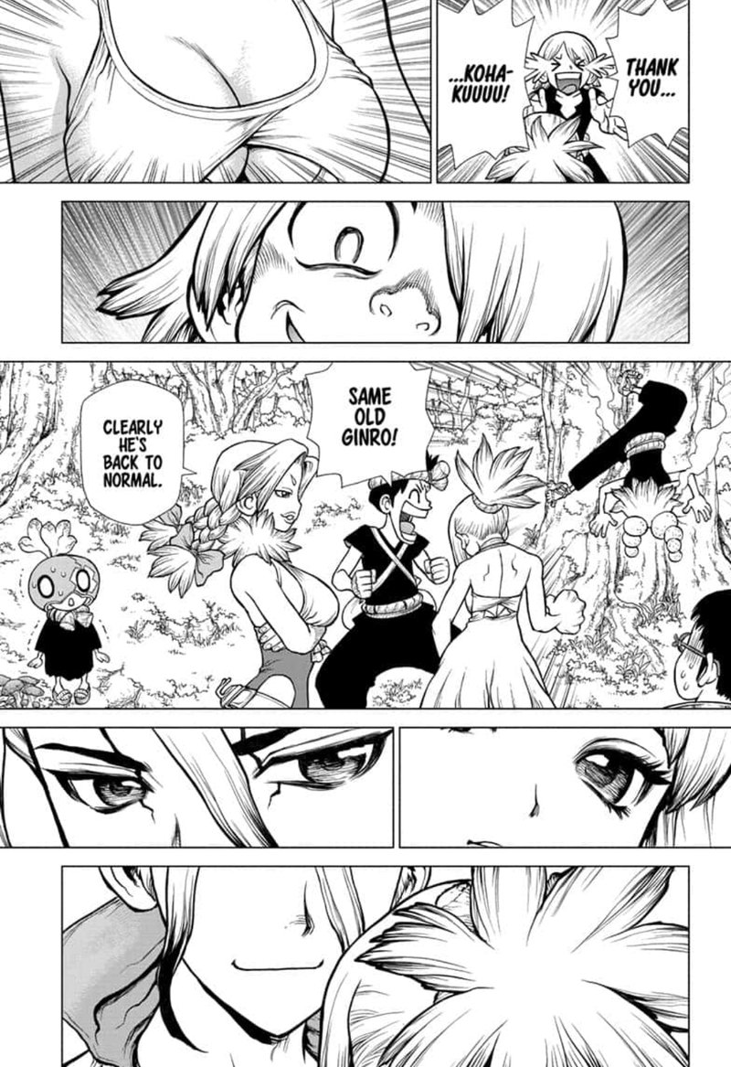 Dr. Stone Manga Chapter 138 page 11 - Epilogue of Part 3 (End of Part 3) scene