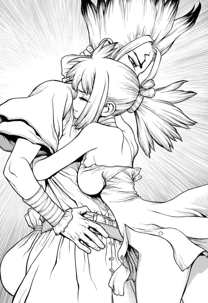 Dr. Stone Manga Chapter 138 page 12 - Epilogue of Part 3 (End of Part 3) scene